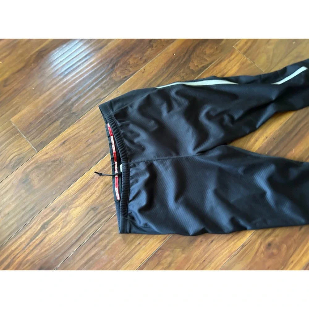 Novara Men's XXL Waterproof XXL black pants with Reflective Stripes for Cycling